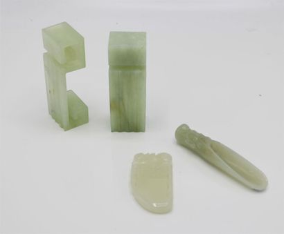CHINE, fin XIXe-XXe siècle.

- Deux objets...
