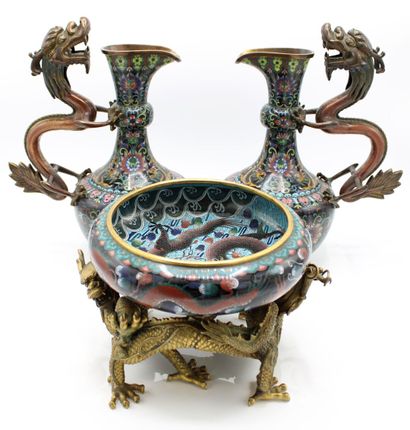 CHINE 1880, période Guangxu 
Bel ensemble...