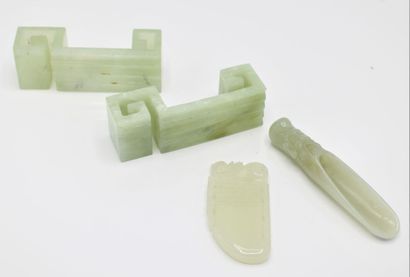 CHINE, fin XIXe-XXe siècle.

- Deux objets...
