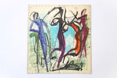 Jean BURKHALTER (1895-1982), Study for 
