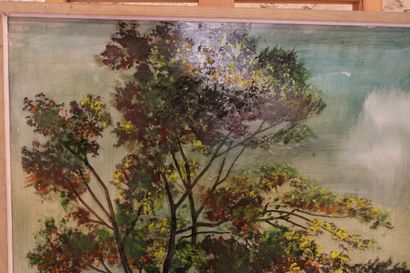 Jean BURKHALTER (1895-1982), [VENDEE] Trees,...