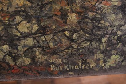 Jean BURKHALTER (1895-1982), Paysage champêtre...