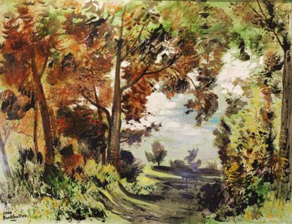 Jean BURKHALTER (1895-1982) [VENDEE], Paysage...