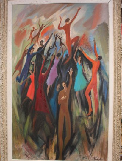 Jean BURKHALTER (1895-1982). La danse, Large...