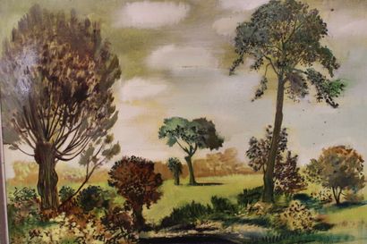Jean BURKHALTER (1895-1982) [VENDEE], Landscape,...