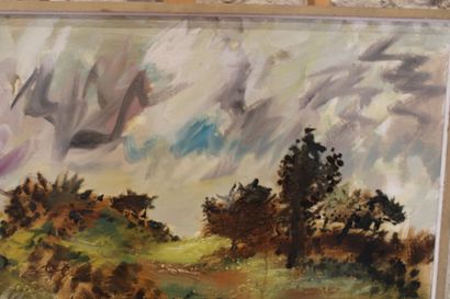 Jean BURKHALTER (1895-1982), [LIMOUSIN] Paysage...