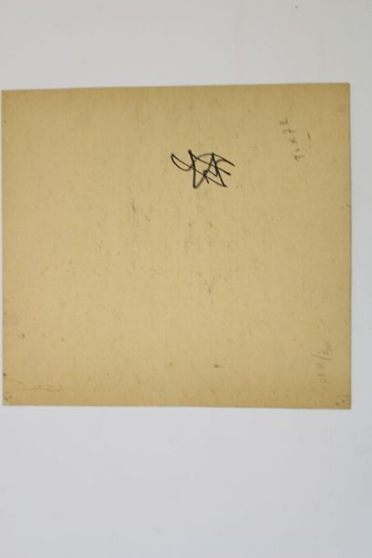 Jean BURKHALTER (1895-1982), Study for 