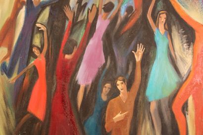 Jean BURKHALTER (1895-1982). La danse, Large...