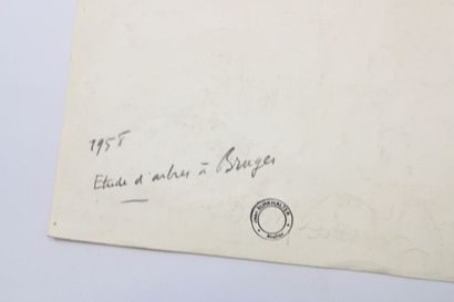 Jean BURKHALTER (1895-1982), [BRUGES], Etude...