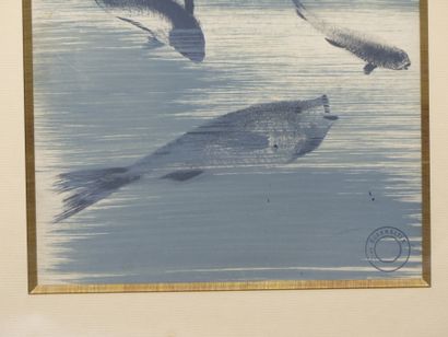 Jean BURKHALTER (1895-1982), Carpes Koï,...