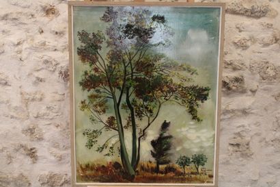 Jean BURKHALTER (1895-1982), [VENDEE] Trees,...