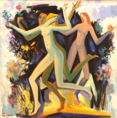Jean BURKHALTER (1895-1982), Les trois grâces,...