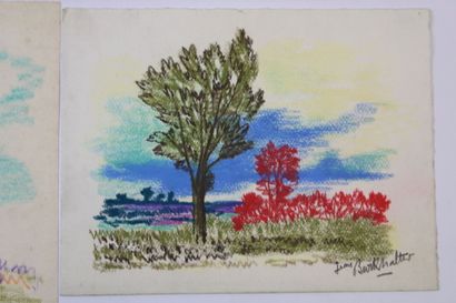 Jean BURKHALTER (1895-1982) , Paysages, Meeting...