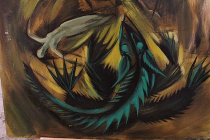 Jean BURKHALTER (1895-1982), Variation, Saint-Georges...