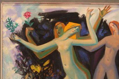 Jean BURKHALTER (1895-1982), Les trois grâces,...