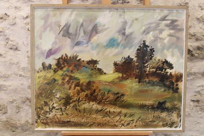 Jean BURKHALTER (1895-1982), [LIMOUSIN] Paysage...