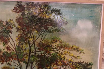 Jean BURKHALTER (1895-1982), [VENDEE] Trees,...