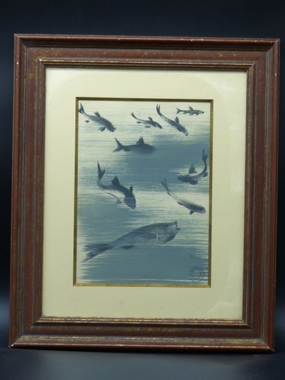 Jean BURKHALTER (1895-1982), Carpes Koï,...