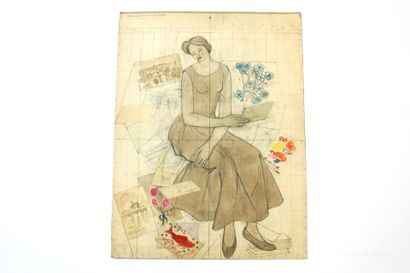 1940
Jean BURKHALTER (1895-1982), Etude préparatoire...