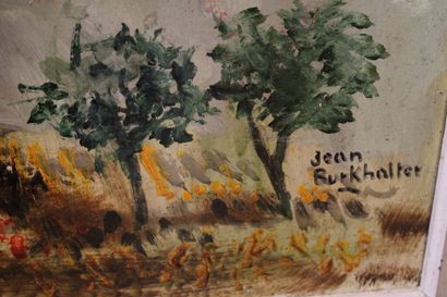 Jean BURKHALTER (1895-1982), [VENDEE] Trees,...