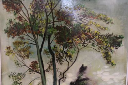 Jean BURKHALTER (1895-1982), [VENDEE] Trees,...