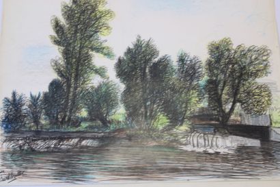 Jean BURKHALTER (1895-1982), [YONNE], Saint-Père...