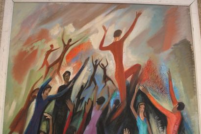 Jean BURKHALTER (1895-1982). La danse, Large...