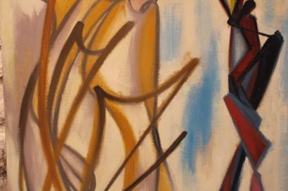 Jean BURKHALTER (1895-1982), Face à face,...