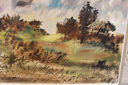 Jean BURKHALTER (1895-1982), [LIMOUSIN] Paysage...