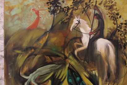 Jean BURKHALTER (1895-1982), Variation, Saint-Georges...