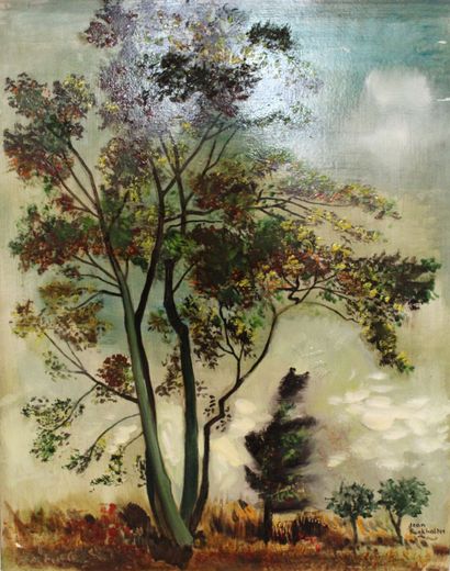 Jean BURKHALTER (1895-1982), [VENDEE] Trees,...