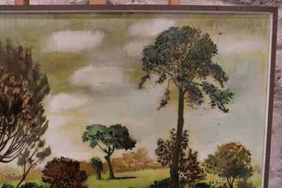 Jean BURKHALTER (1895-1982) [VENDEE], Landscape,...