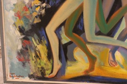 Jean BURKHALTER (1895-1982), Les trois grâces,...