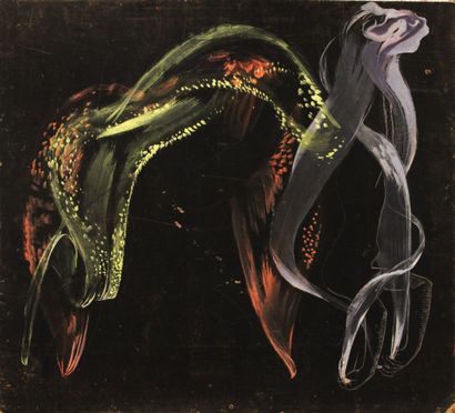 Jean BURKHALTER (1895-1982). Abstraction,...