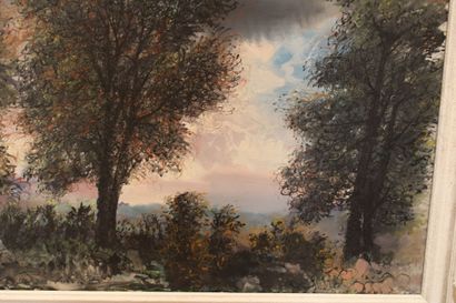 Jean BURKHALTER (1895-1982) , Paysage, Large...