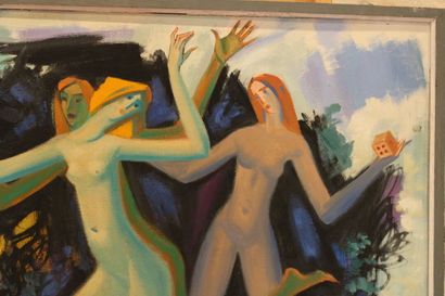 Jean BURKHALTER (1895-1982), Les trois grâces,...