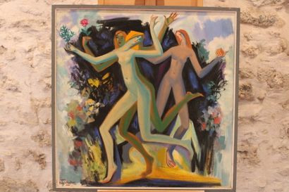 Jean BURKHALTER (1895-1982), Les trois grâces,...