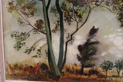 Jean BURKHALTER (1895-1982), [VENDEE] Trees,...