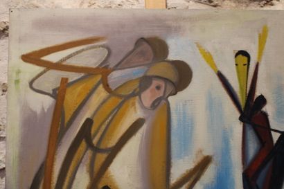Jean BURKHALTER (1895-1982), Face à face,...