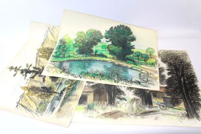 Jean BURKHALTER (1895-1982), [HAUTE-VIENNE],...