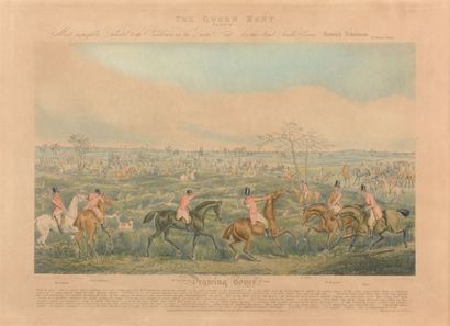 Suite de six gravures Anglaises XIXème 