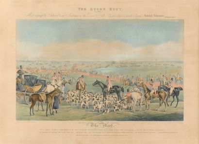 Suite de six gravures Anglaises XIXème 