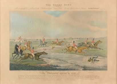 Suite de six gravures Anglaises XIXème 