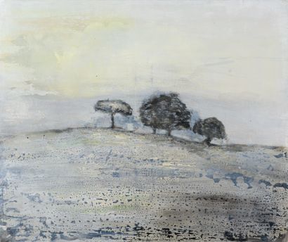 
Ulrike VIDALAIN «Les arbres» HST, signé...