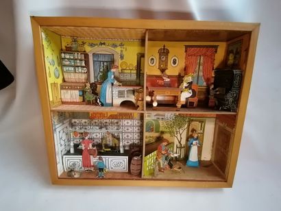 Vitrine en pliage papier 