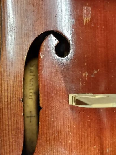 Violon A. SALVATOR Paris H.E.B. fait chez...