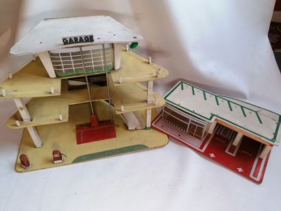 Lot de 1 garage et d'une station service,...