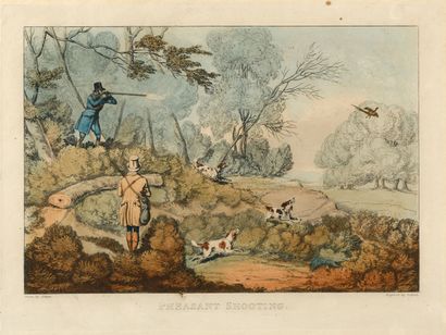Quatre gravures Anglaises XIXème 
