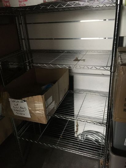 Lot de 6 grands meubles à étagères rangement/stock...