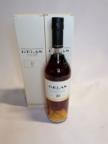 
ARMAGNAC, GELAS 25 years old (sold as is...